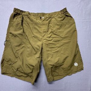 Novara Men's Padded Cycling Cargo Shorts olive green men’s xxl